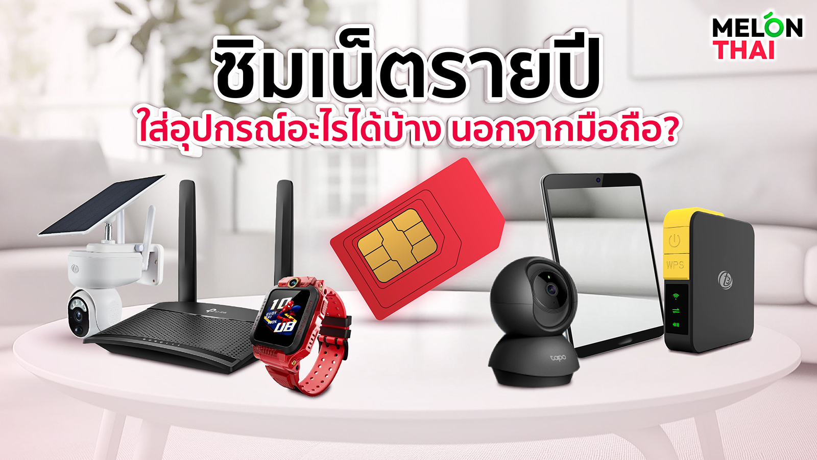 ซิมเน็ตรายปี ใส่อุปกรณ์อะไรได้บ้าง นอกจากมือถือ ?