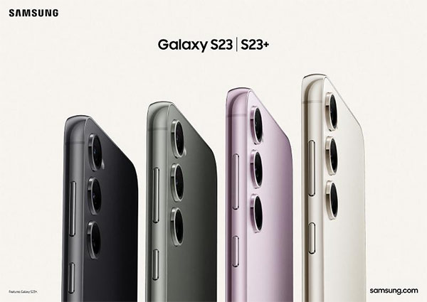โทรศัพท์ถ่ายรูปสวย Samsung Galaxy S23 Series